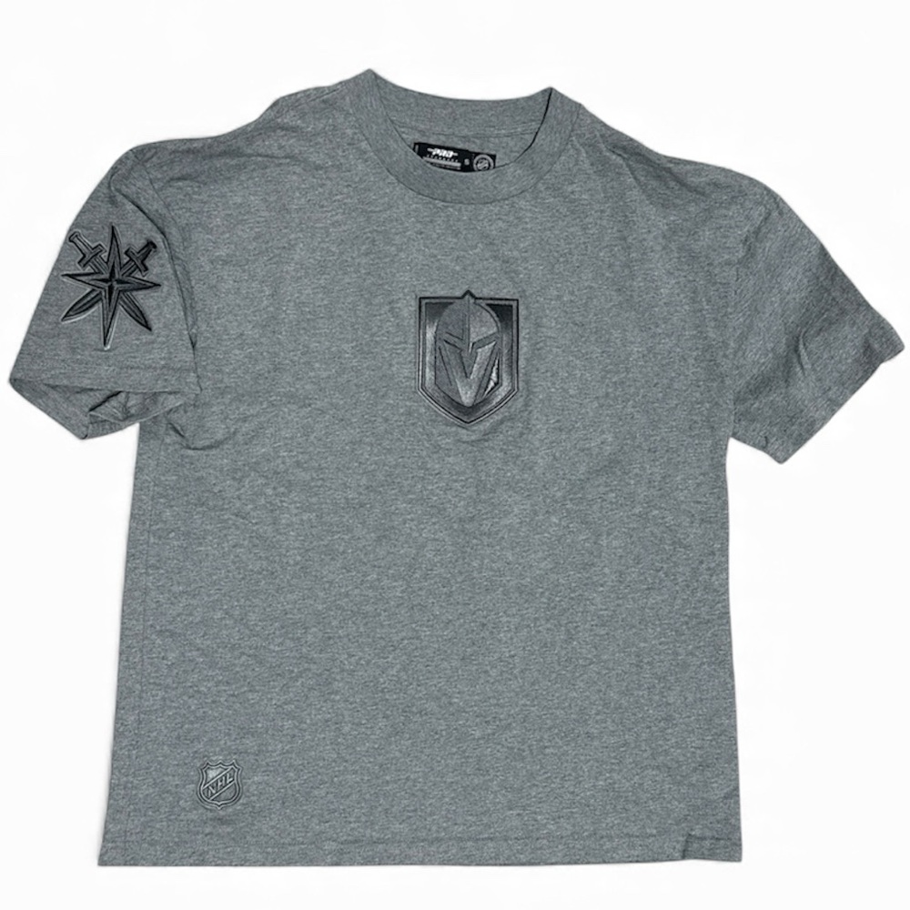 Las Vegas Golden Knights Men’s Gray T-Shirt Size S NHL Licensed Crew Neck